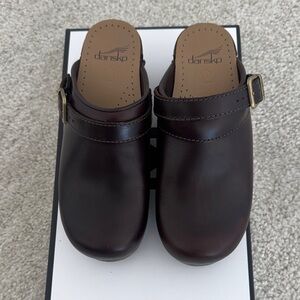 Dansko Ladies’ Ingrid Oiled Leather Clog-Espresso, Size: 38